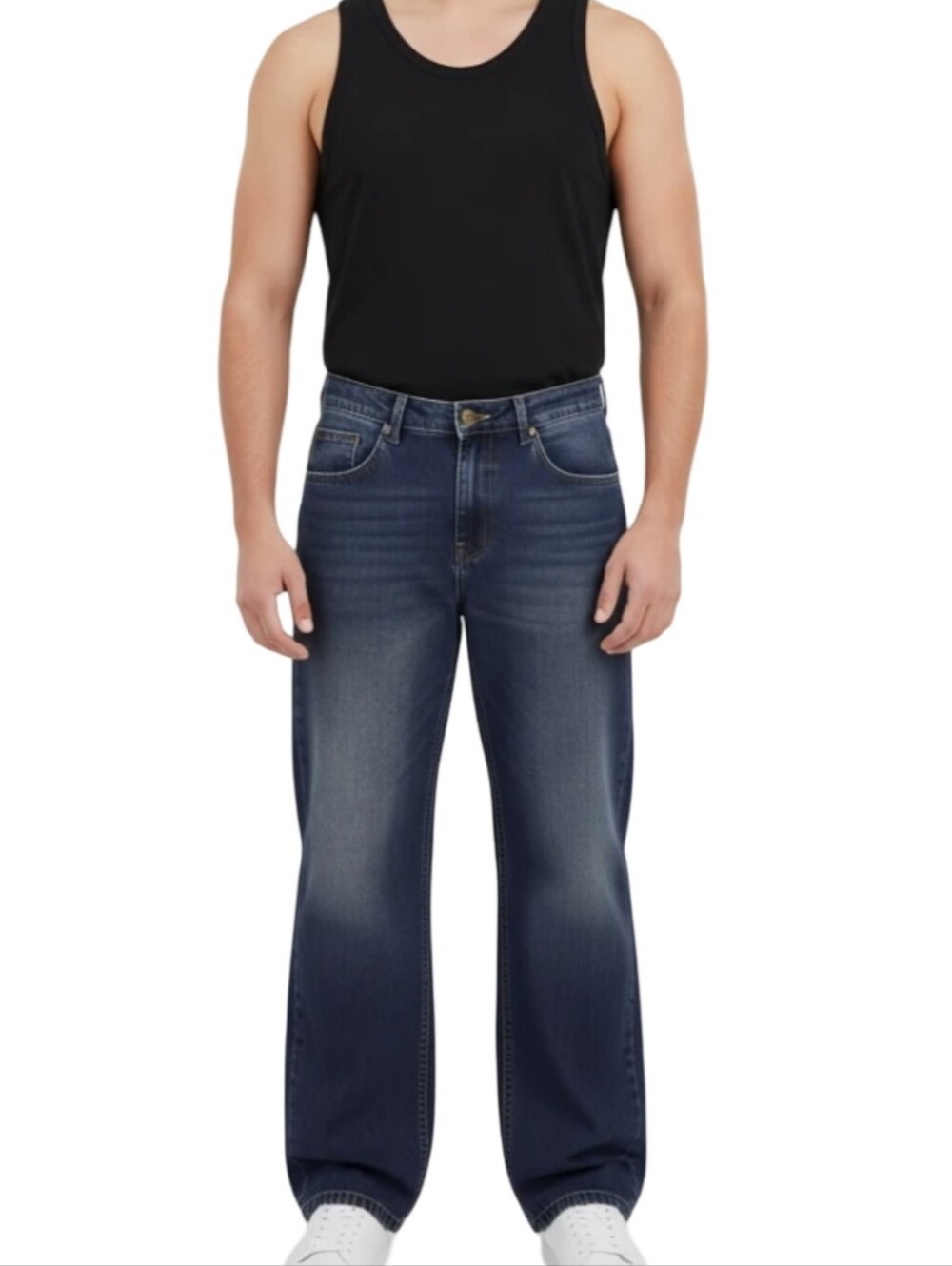 Earl 50 Classic Fit Bootcut Blue Denim Jeans Mens 36 x‎ 32